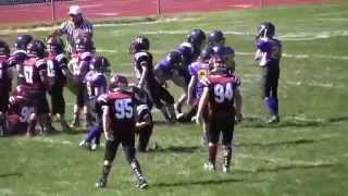 Bangor Slaters White Youth Football vs Palisades September 20 2015 [upl. by Nodnerb]