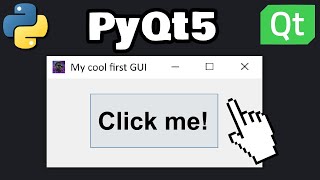 Python PyQt5 BUTTONS are easy 🛎️ [upl. by Felicie895]