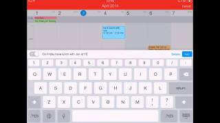 Review Fantastical 2 for iPad [upl. by Quintilla]