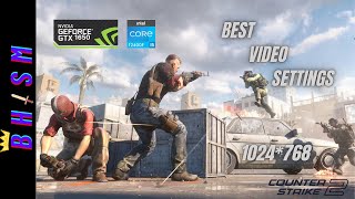 CS2  GTX 1650 4GB GDDR6  i5 12400F Best InGame Video Settings  2024 [upl. by Ainet680]