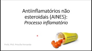 Antiinflamatórios não esteroidais AINES Processo inflamatório [upl. by Mozelle]