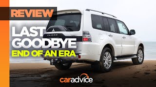 2019 Mitsubishi Pajero Shogun review Farewelling a hero  CarAdvice Drive [upl. by Nasah]