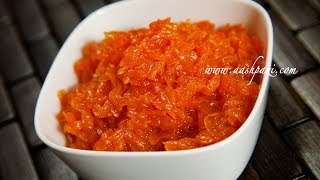 Carrot Jam Moraba e Havij Recipe [upl. by Kaiulani]