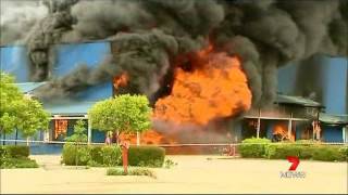 2012 11 10 Seven News Toys R Us Fire [upl. by Circosta861]