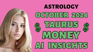 AI Predicts Taurus Financial Fortune October 2024 Money Forecast [upl. by Koeninger24]