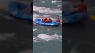 river ganga rafting rapid Hilton raft  bot capside [upl. by Naahsar]