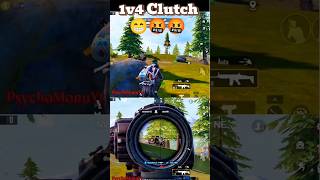 1v4 Clutch🤬🤬 bgmi pubgmobile shorts [upl. by Letsyrk]