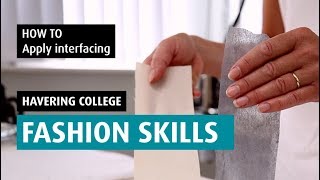 HOW TO Apply Interfacing [upl. by Fachini]