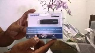 Smart tv Philips com configura adaptador wifi completo [upl. by Asihtal]