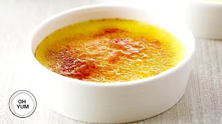 Professional Baker Teaches You How To Make CRÈME BRULEE [upl. by Naamana]