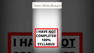 Necessary to Complete 100  JEE syllabus❓ [upl. by Assenar956]