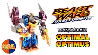 Transformers Beast Wars OPTIMAL OPTIMUS 1998 Super Class Transmetal [upl. by Scot579]