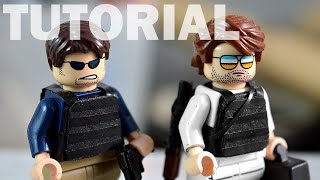 How to Make Custom Tactical Vests For LEGO Minifigures [upl. by Burg164]