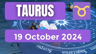 Taurus horoscope  Taurus Horoscope for Today 19 October 2024 [upl. by Somerville]