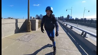 Boston Late Winter Inline Street Skating [upl. by Harak431]