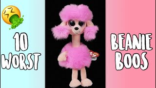 MY TOP 10 LEAST FAVORITE BEANIE BOOS [upl. by Kaye]