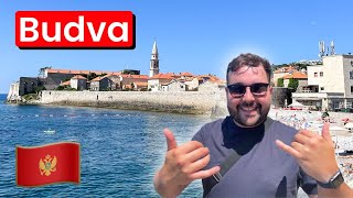 Exploring BUDVA Montenegro What a beautiful place  Travel Vlog [upl. by Mcgean276]