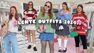 TRENDING LENTE OUTFITS MAKEN 2024🌸 [upl. by Jenn]