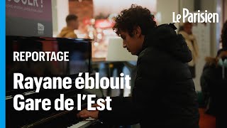 Rayane le pianiste finaliste de « La France a un incroyable talent » subjugue la Gare de lEst [upl. by Hazelton453]