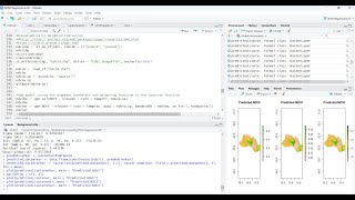 Google Earth Engine Tut121  Geographically Weighted Regression Models in R Studio  View From Space [upl. by Langston1]