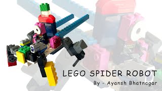 LEGO SPIDER ROBOT [upl. by Domenic792]