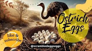 Ostrich Eggs Nutrition Cooking Techniques and Ideas [upl. by Cohleen]