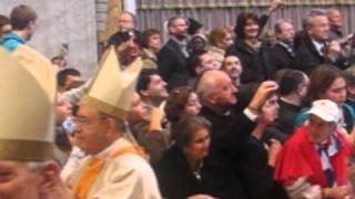 Procession of Cardinals  Consistory 2010 [upl. by Ainegue]