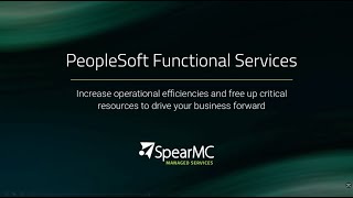 SpearMC Functional Managed Services [upl. by Nylkcaj]