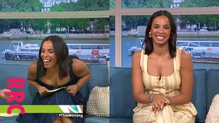 Rochelle Humes duo of scooped necklines Plus sandal tryon [upl. by Rolo]