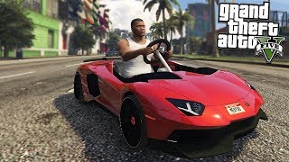 GTA 5 MODS  LAMBORGHINI GO KART [upl. by Ecyt]