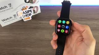 Smartwatch Watch 7  Todas as funções Como configurar e Recomendações [upl. by Wiener]