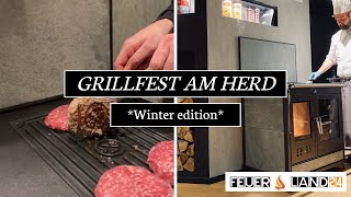 Grillfest im Winter auf der Küchenhexe Star 90 mit 13kW  Grillen Backen Kochen und mehr am Herd [upl. by Nerhe]