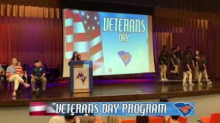 Midland Valley High School Veterans Day Program 2024 [upl. by Eevets]