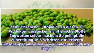 Erbsensuppe Einfaches Rezept kalte Wintertage [upl. by Oicaro714]