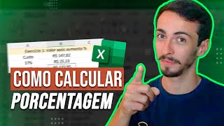 Como calcular porcentagem no Excel [upl. by Rodge]