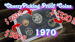 Valuable Coins To Look for in 1970 Proof Sets  Cherrypicking Proof Sets [upl. by Claud]