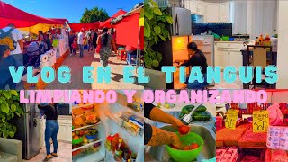 RECORRIDO POR EL TIANGUIS 💯 LIMPIANDO Y ORDENANDO EL REFRIGERADOR ✅ [upl. by Aisayt]