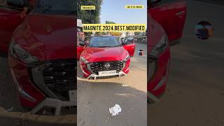 Nissan magnite visia 2024 best modification in Ranchi nissan magnite ranchi everyone viralvideo [upl. by Glinys]