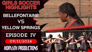 Yellow Springs Vs Bellefontaine Highlights  Ohio High School Girls Soccer [upl. by Laidlaw]