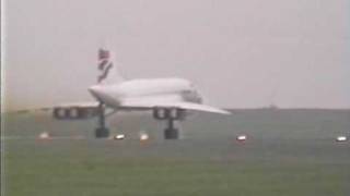 Concorde 14 take off at LeedsBradford Airport [upl. by Reywas509]