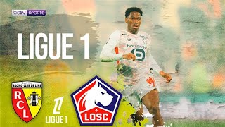 Lens vs Lille  Ligue 1 HIGHLIGHTS  102624  beIN SPORTS USA [upl. by Mathia]