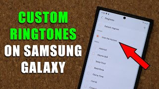 How to Set ANY Song as Custom Ringtone on your Samsung Galaxy Smartphone [upl. by Bogosian]