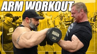 Gorilla Arm Workout For Mass  Featuring IFBB Pro Guy Cisternino [upl. by Narah66]