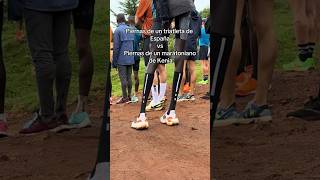 Piernas de triatleta vs maratoniano🤯 shorts correr piernas [upl. by Anielram]