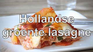 Hollandse groente lasagne recept [upl. by Jayme]