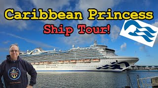 Caribbean Princess Cruise Ship Tour 2024 [upl. by Ierbua]