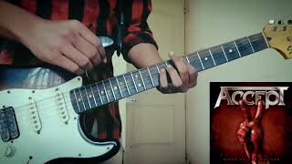 Accept  Teutonic Terror Guitar Cover without solo [upl. by Gilboa]