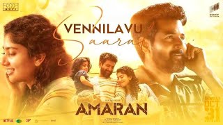 Vennilavu saral nee  whatsapp status tamil  black screen lyrics  Amaran [upl. by Guild]