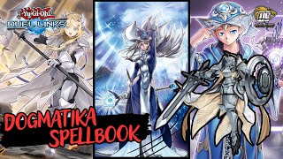 YUGIOH DUEL LINKS SILENT SPELLBOOK WITH DOGMATIKA BANISH amp NEGATE YOUR SPELL [upl. by Dennis763]