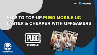 How to top up PUBG Mobile UC faster amp cheaper with OffGamers [upl. by Rafferty]